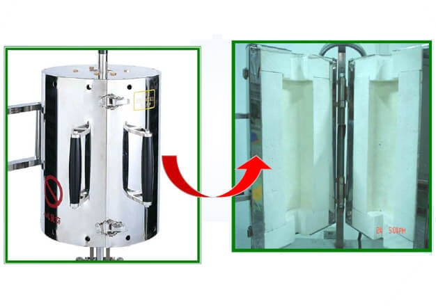 Split Furnace Open and Closed for Indonesia